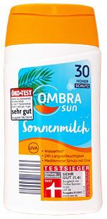 Aldi Süd Ombra Sun Sonnenmilch LSF 30