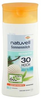 Natuvell Sonnenmilch Sensitiv 30