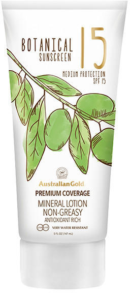Australian Gold Botanical Sunscreen SPF 15 Mineral Lotion (147ml)