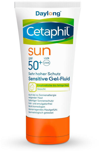 Cetaphil Sun Daylong Sensitive Gel-Fluid Gesicht SPF 50+ (50ml)