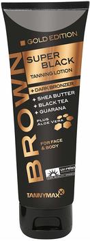 Body Cosmetics International Brown Super Black Gold Edition Solarium-Sonnencreme mit Bronzer (125 ml)