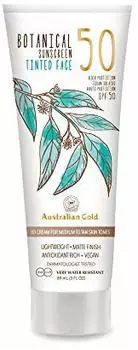 Australian Gold Botanical Sunscreen Tinted Face Medium-Tan SPF 50 (88ml)