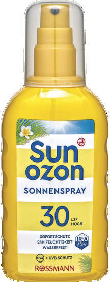 Sunozon Sonnenspray LSF 30 200 ml Test Testbericht.de-Note: sehr gut vom  (Oktober 2023)