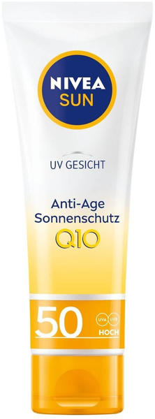 Nivea Sun UV Gesicht Anti-Age Sonnenschutz Q10 LSF50 (50 ml)