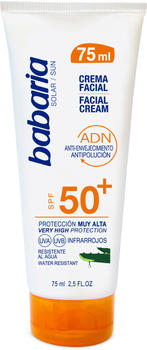Babaria Sun Facial Cream SPF 50+ Aloe Vera (75ml)