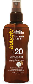 Babaria Sun Protective Coconut Oil SPF 20 (100ml)