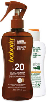 Babaria Sun Protective Coconut Oil SPF 20 (200ml) & After Sun (100ml)
