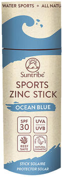 Suntribe Sports Zinc Stick Sunscreen SPF 30 Ocean Blue (30g)