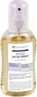 Physioderm 14286001, Physioderm Physio UV 50 Spray Sonnenschutz 200 ml Sprayflasche