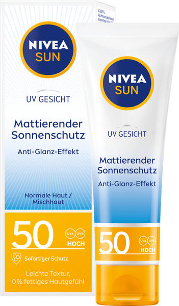 Nivea Sun UV Gesicht Mattierender Sonnenschutz LSF 50 (50ml)