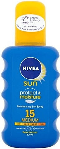 Nivea Protect & Moisture spray SPF 15 (200 ml)