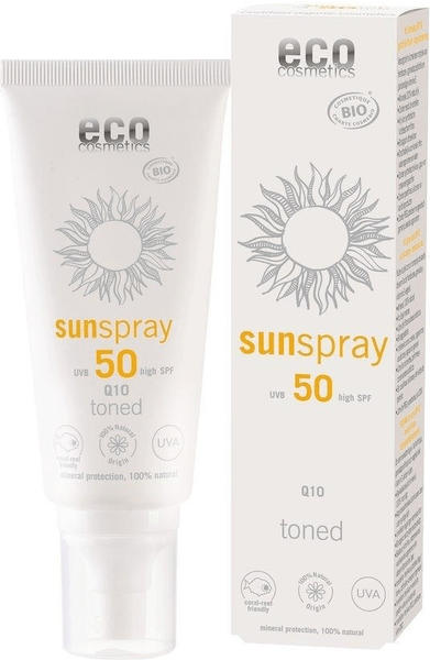 Eco Cosmetics Sonnenspray getönt LSF 50 (100ml)