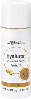 Medipharma Hyaluron Sonnenpflege Gesicht LSF 50+ get&ouml;nt (50ml)