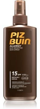 Piz Buin Allergy schützendes Sonnenspray LSF 15 für empfindliche Haut (200 ml)
