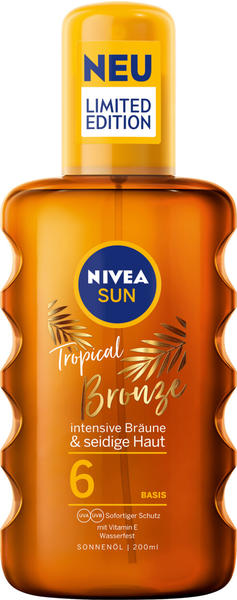 Nivea Sun Sonnenöl Tropical Bronze LSF 6 (200 ml)