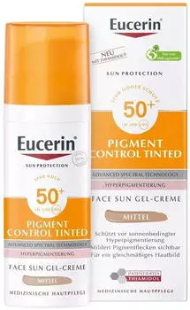 Eucerin Sun Fluid Pigment Control LSF 50+ mittel (50 ml)