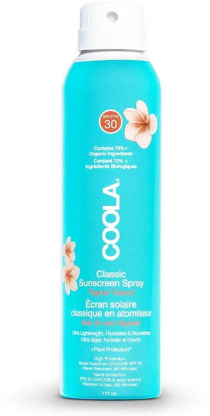 Coola Classic Sunscreen Spray Tropical Coconut SPF 30 (177ml)