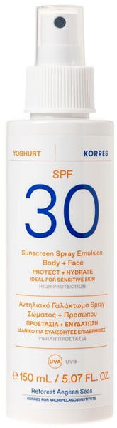 Korres Yoghurt Sunscreen Spray Emulsion SPF30 (150ml)