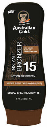 Australian Gold Instant Bronzer Tan and Protect SPF15 (237ml)