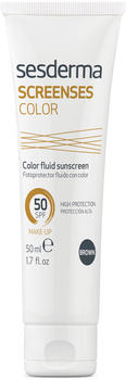 Sesderma Screenses Color Fluid Sunscreen Brown SPF 50 (50 ml)