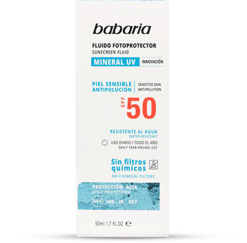 Babaria Mineral UV Sunscreen Fluid SPF50 (50 ml)