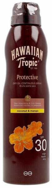Hawaiian Tropic Coconut & Mango Protective Spray Oil SPF 30 (180ml)