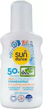 dm SUNDANCE Sonnenspray MED Ultra Sensitiv LSF 30, 200 ml