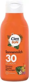 Lidl Cien Sun Sonnenmilch LSF 30 Hoch