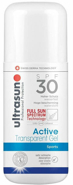 Ultrasun Active Transparent Gel SPF30 (100ml)