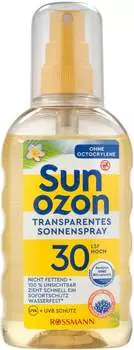 Rossmann Sunozon Transparentes Sonnenspray