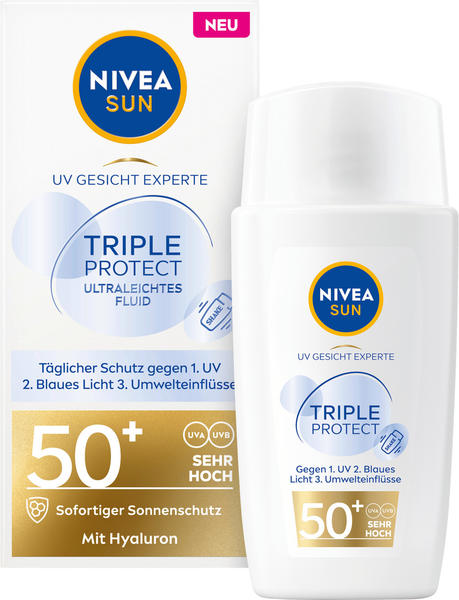 Nivea SUN Sonnenfluid Gesicht triple protect LSF 50+ (40 ml)