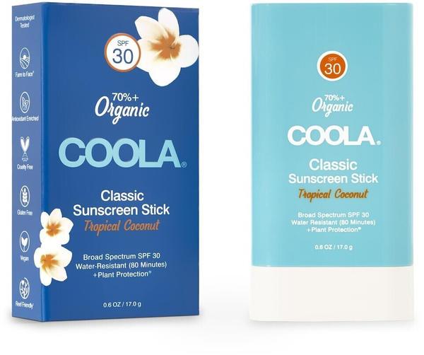 Coola Classic Sunscreen Stick SPF 30 Tropical Coconut (17ml)