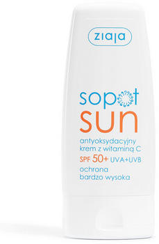 Ziaja Sport Sun Antioxidant Cream with Vitamin C SPF50+ (50ml)