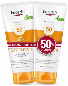 Eucerin Sensitive Protect Dry Touch Gel-Cream SPF 50 (2x50ml)