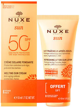 NUXE Melting Sun Cream SPF50 (50ml) + Refreshing After-Sun Lotion (50ml)