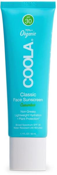 Coola Cucumber Classic Face Sunscreen SPF 30 (50 ml)