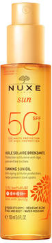 NUXE Sun Tanning oil for Face and Body Low Protection SPF 50 (150 ml)
