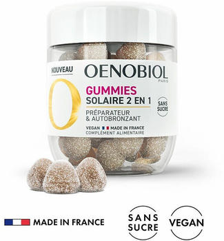 Oenobiol Gummies 2 in 1 preparator and self-tanning (60 pcs)