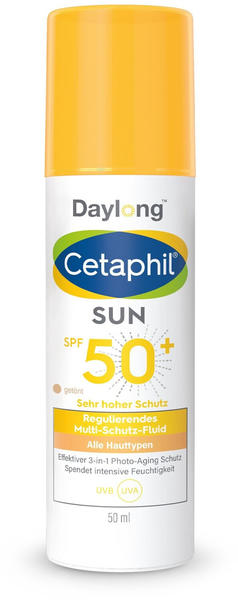 Galderma Cetaphil Sun Daylong regulierendes Multi-Schutz-Fluid Gesicht getönt SPF 50+ (50ml)
