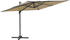 vidaXL Cantilever Umbrella LED 400x300cm (319930) taupe