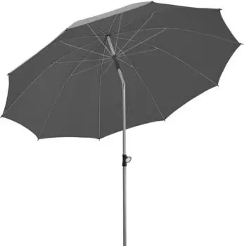 Schneider Marktschirm Ø 220 cm mit Push-Up Mechanik Anthrazit Schneider Marktschirm Ø 220 cm mit Push-Up Mechanik Anthrazit