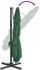 vidaXL Cantilever Umbrella LED 400x300cm (319928) green