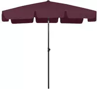 vidaXL Strandschirm Bordeauxrot 200x125 cm