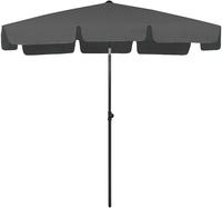 vidaXL Strandschirm Anthrazit 200x125 cm