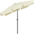 vidaXL Strandschirm 200x125 cm sand gelb