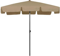vidaXL Strandschirm Taupe 200x125 cm