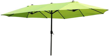 Outsunny Marktschirm mit Handkurbel 460x270cm