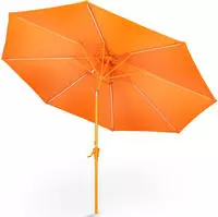 blumfeldt Sonnenschirm f&uuml;r Balkon & Garten, Sonnenschirm mit LED-Beleuchtung,