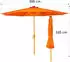 Blumfeldt Calais Sonnenschirm LED orange