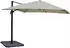 MCW Ampelschirm A96 3x3m Alu/Stahl mit Ständer Drehbar Creme-Grau